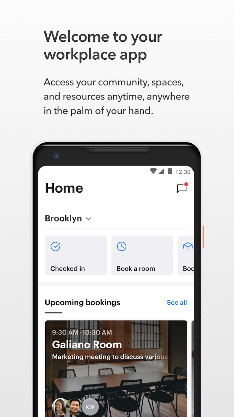 Optix app - home & bookings