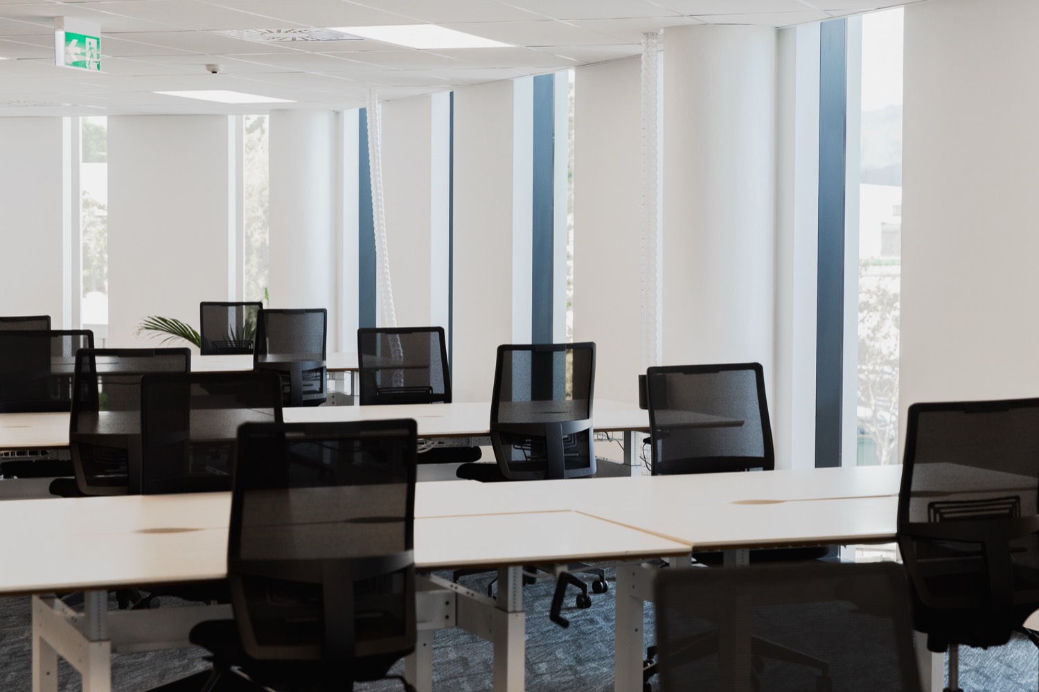 Flexible workspace for day-pass members